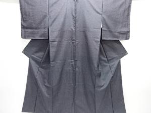 未使用品　仕立て上がり　変わり雨縞模様本場大島紬付け下げ着物(染)